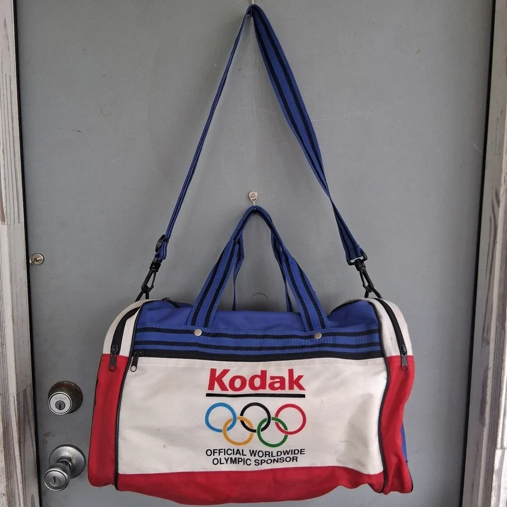 Rare LA 1984 Olympics Kodak Official Sponsor Duffle Bag 19